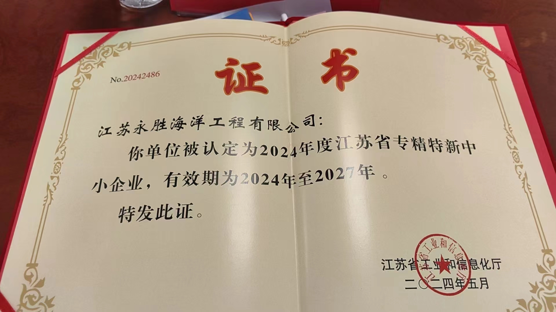 江蘇省專精特新企業(yè)